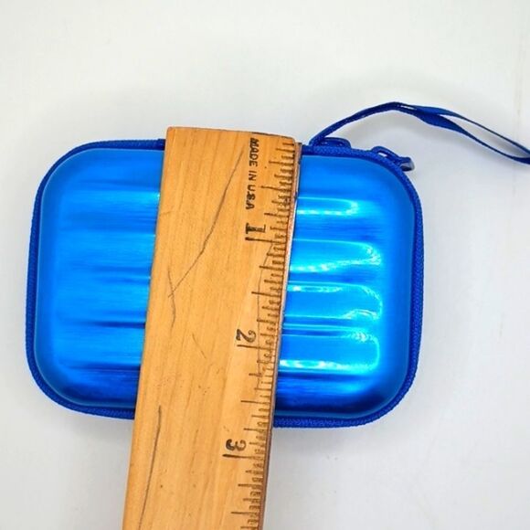 ROYAL blue RFID protection zipper wallet - Picture 4 of 5